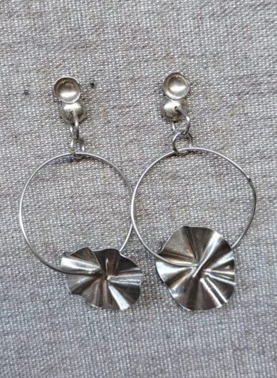 arracades plata aro ones