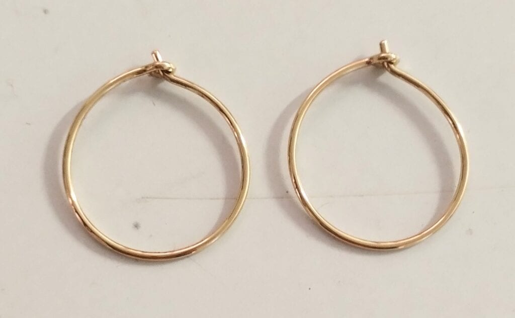 criolles arracades aros or 18k 2cm