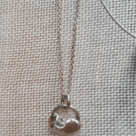 penjoll plata cadena fina diamant brut