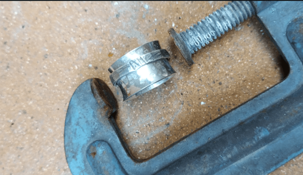 Anell spinner de plata - Imatge 2