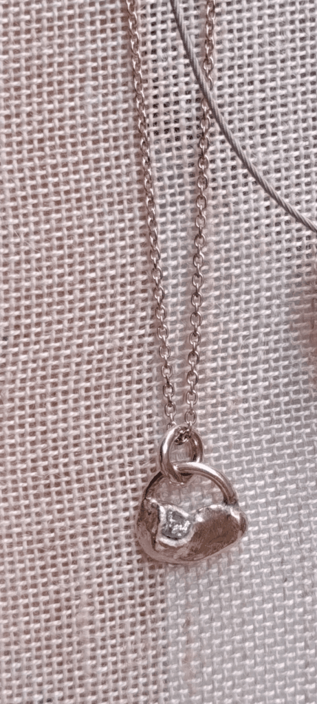 Diamant? brut penjoll plata joios - Imatge 2