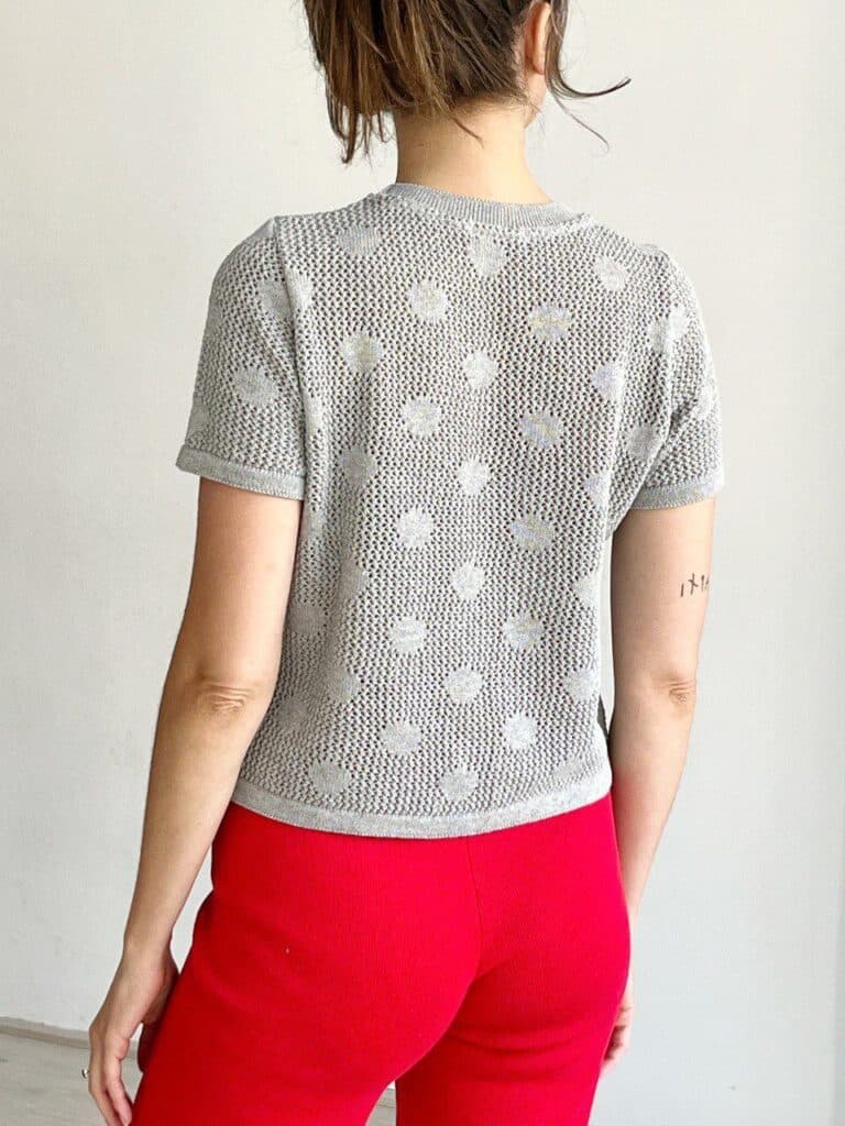 Samarreta de topos color gris - Imatge 2