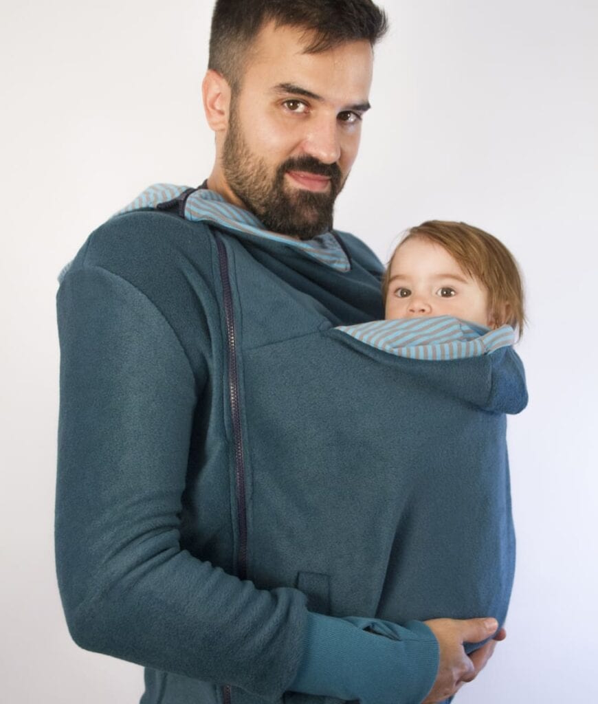 Abric porteig, embaràs i estàndard verd + insertable – Talla gran - Imatge 2