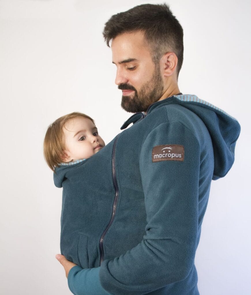 Abric porteig, embaràs i estàndard verd + insertable – Talla gran - Imatge 3