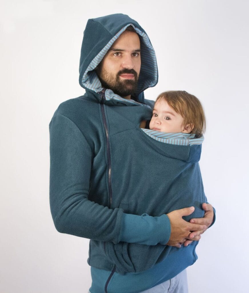 Abric porteig, embaràs i estàndard verd + insertable – Talla gran - Imatge 4