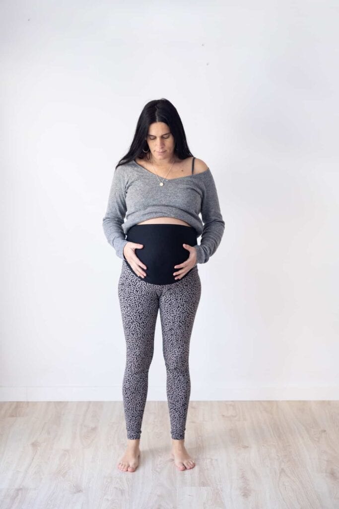 Leggings embaràs gris