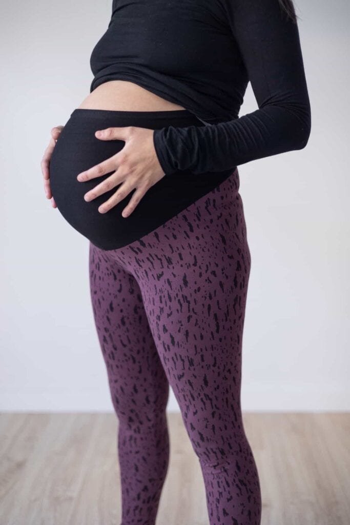 Leggings embaràs lila - Imatge 2