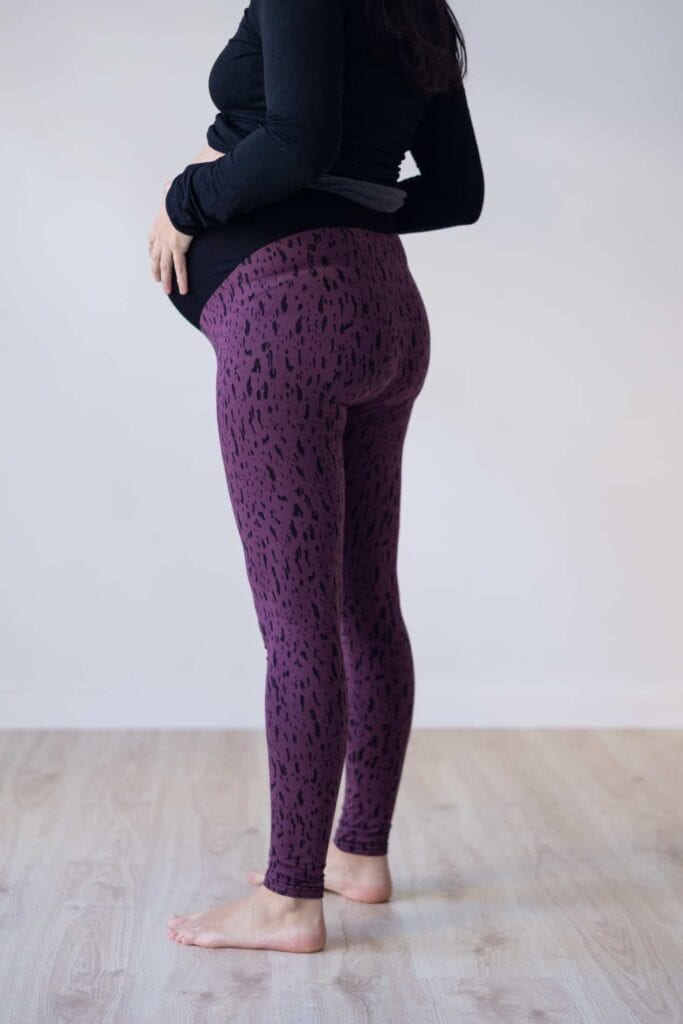 Leggings embaràs lila - Imatge 3