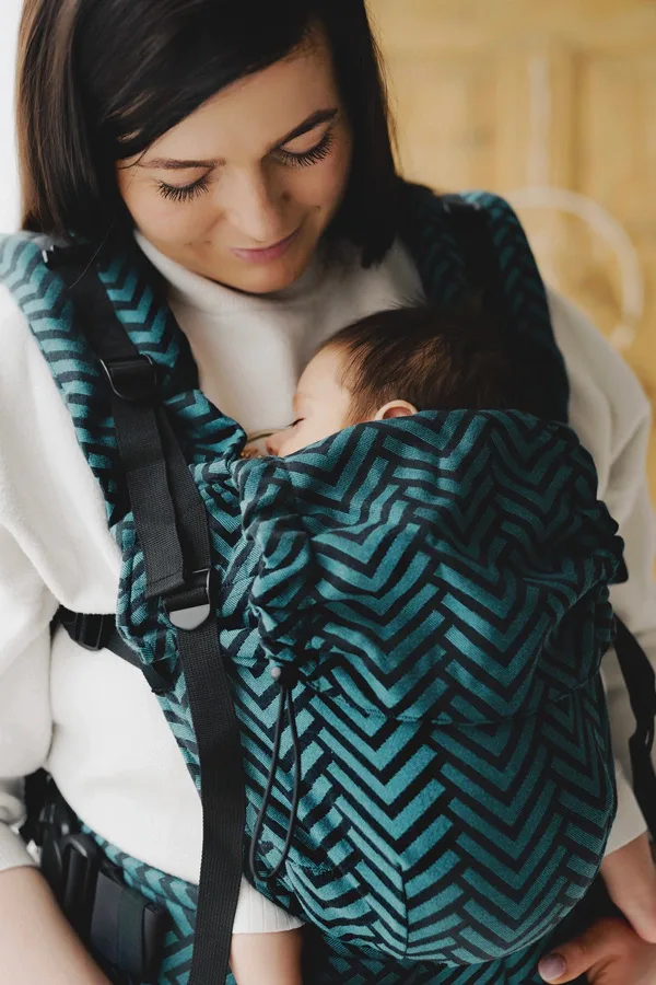 Motxilla Ergonòmica Little Frog Prime Linen Night Wildness - Imatge 2