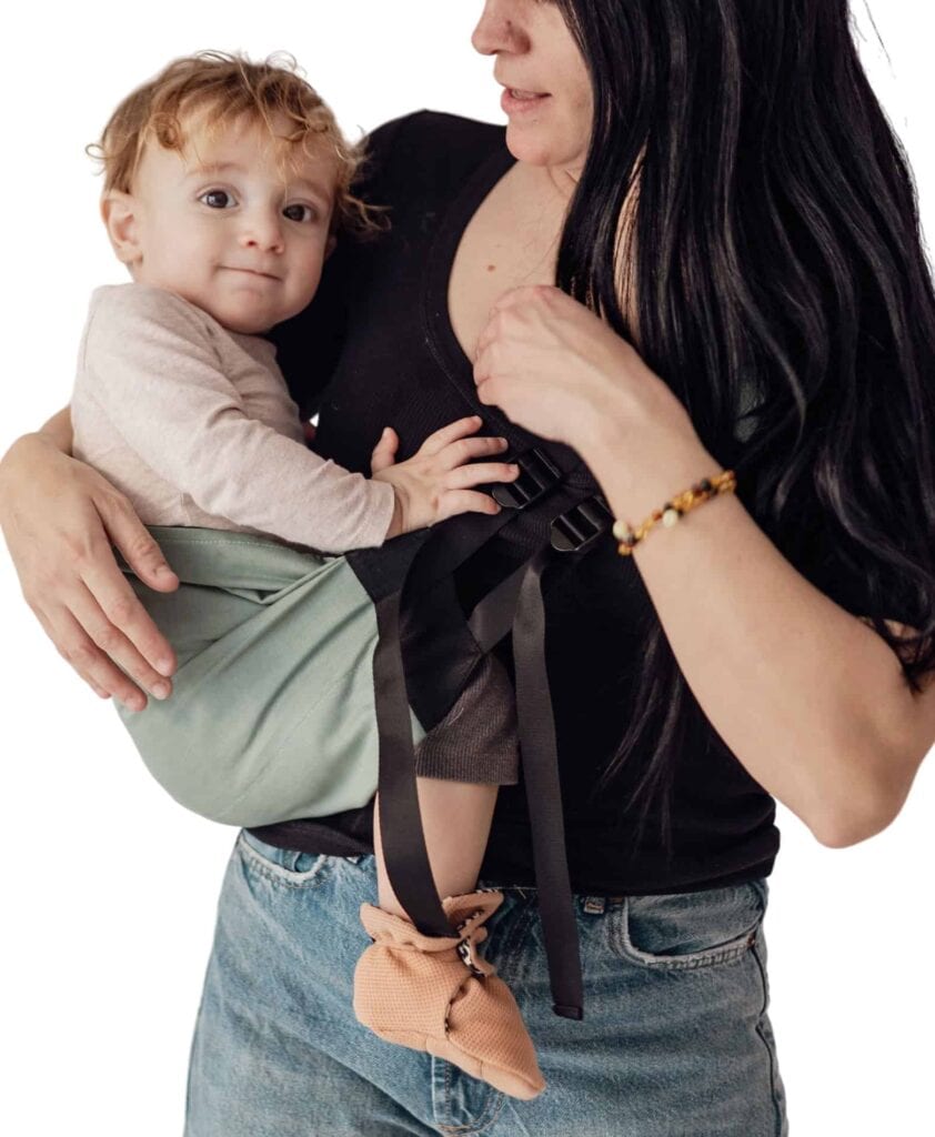 Bandolera porteig toddler menta