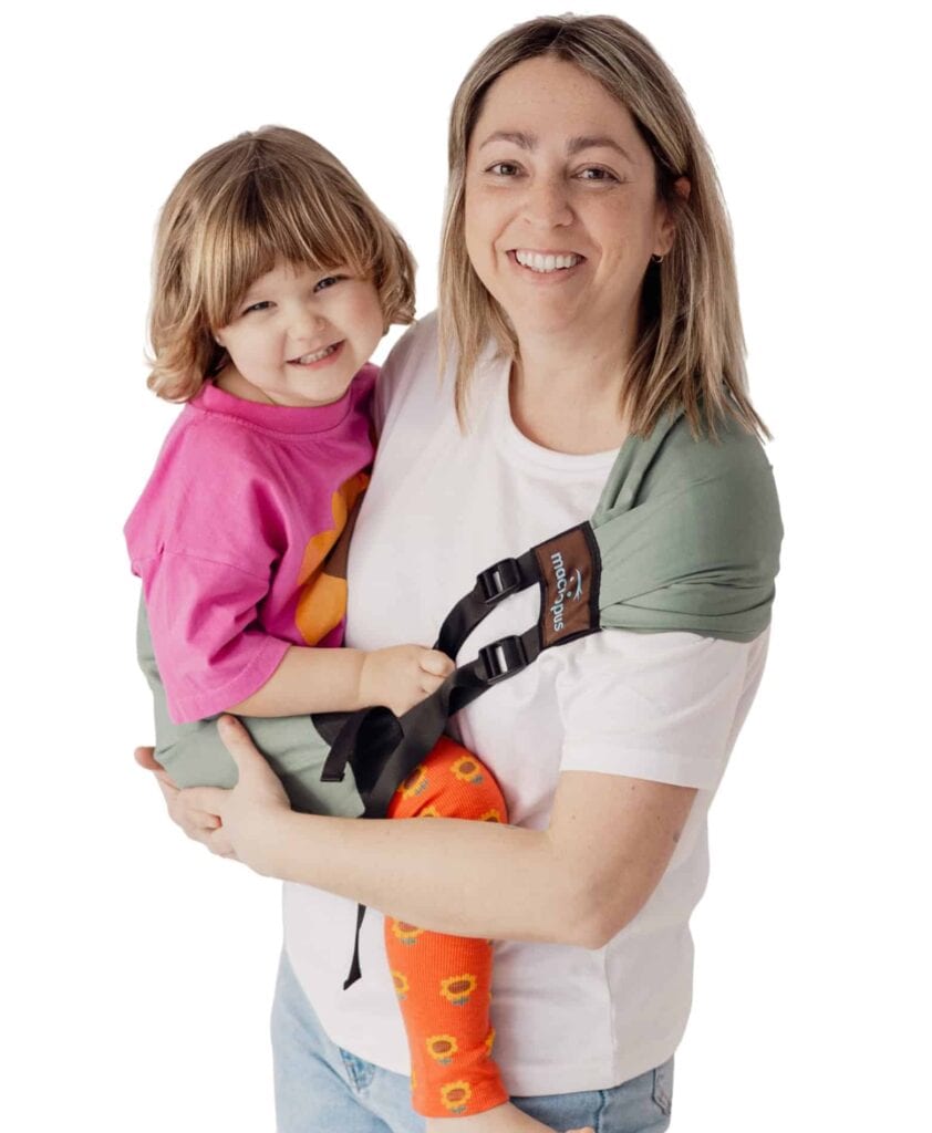 Bandolera porteig toddler menta - Imatge 2