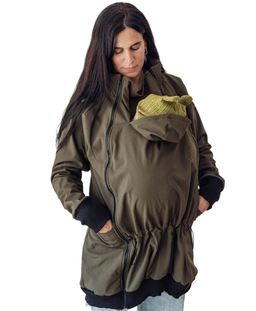 Jaqueta softshell caqui