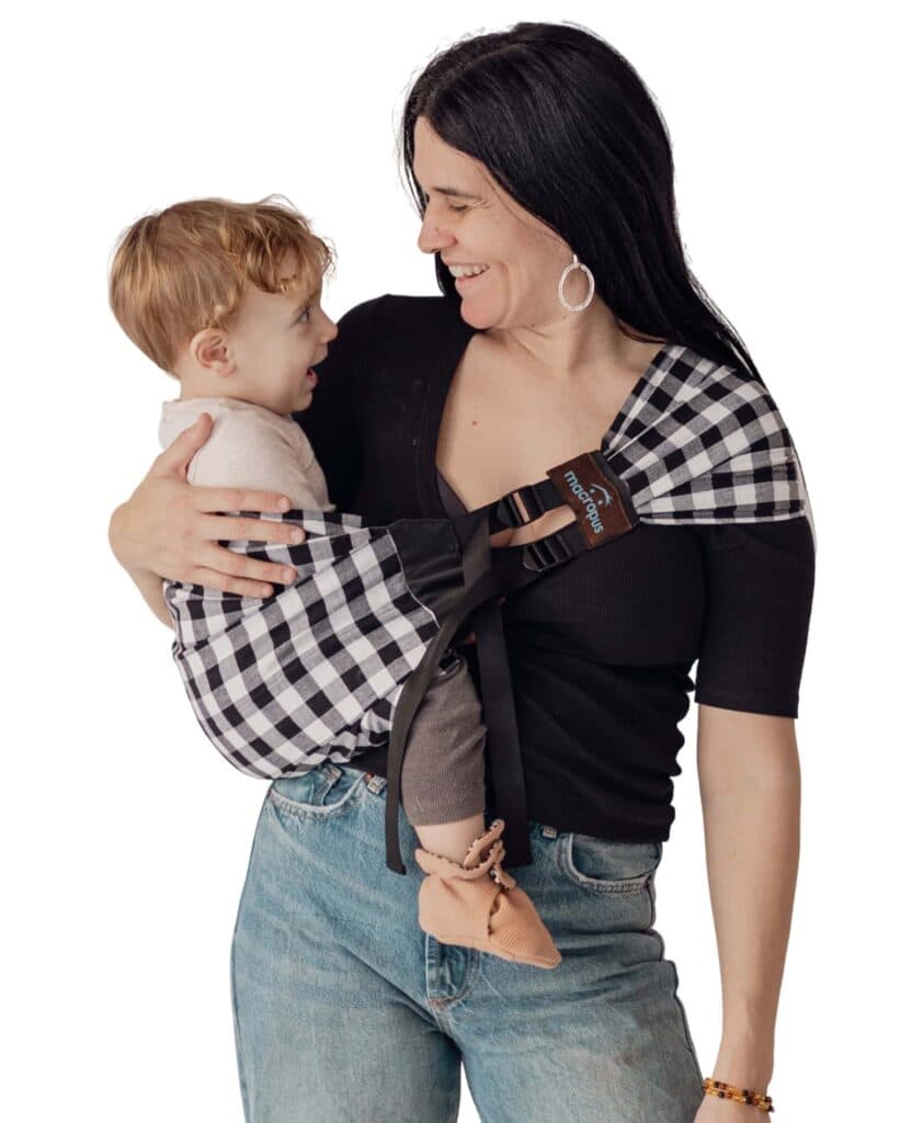 Bandolera porteig toddler vichy - Imatge 2
