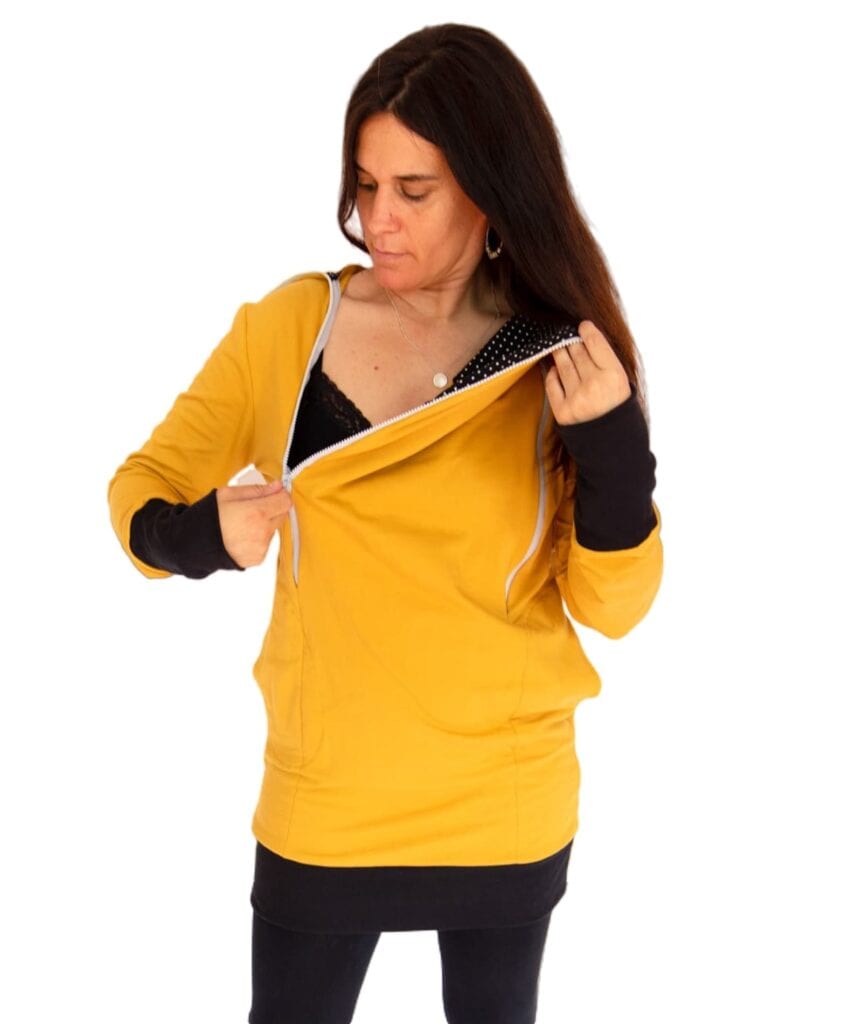 Vestit lactància mostassa