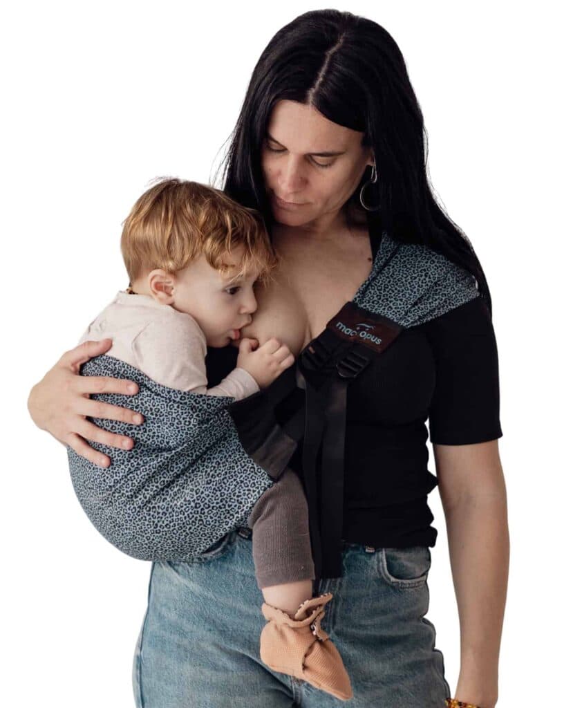 Bandolera porteig toddler lleopard