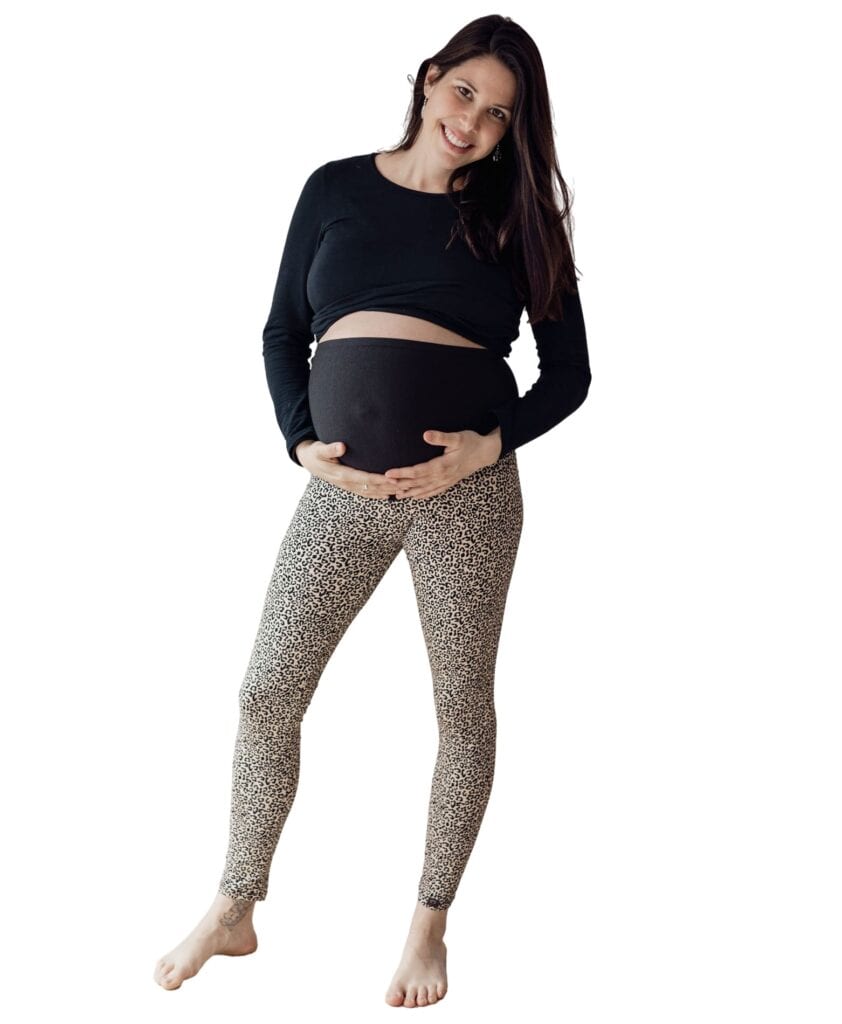Leggings embaràs camel