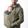 Dessuadora porteig, embaràs i estàndard caqui + insertable - Talla gran