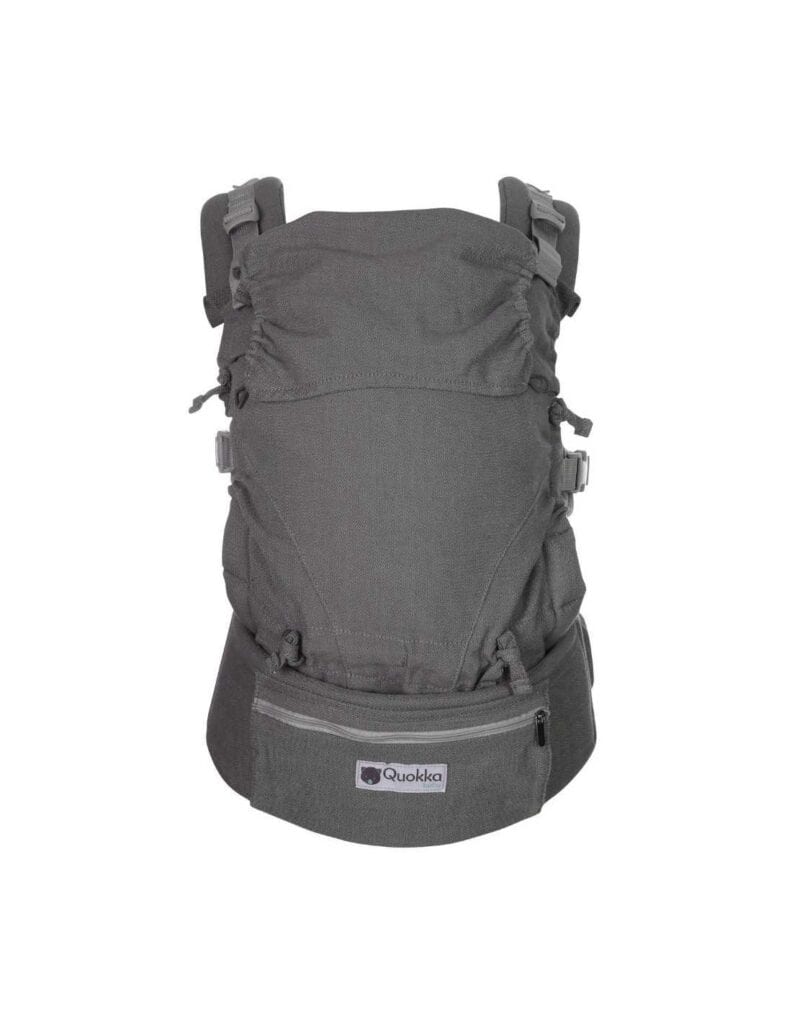 Motxilla Ergonòmica Quokkababy E-Carrier Light Grey - Imatge 3