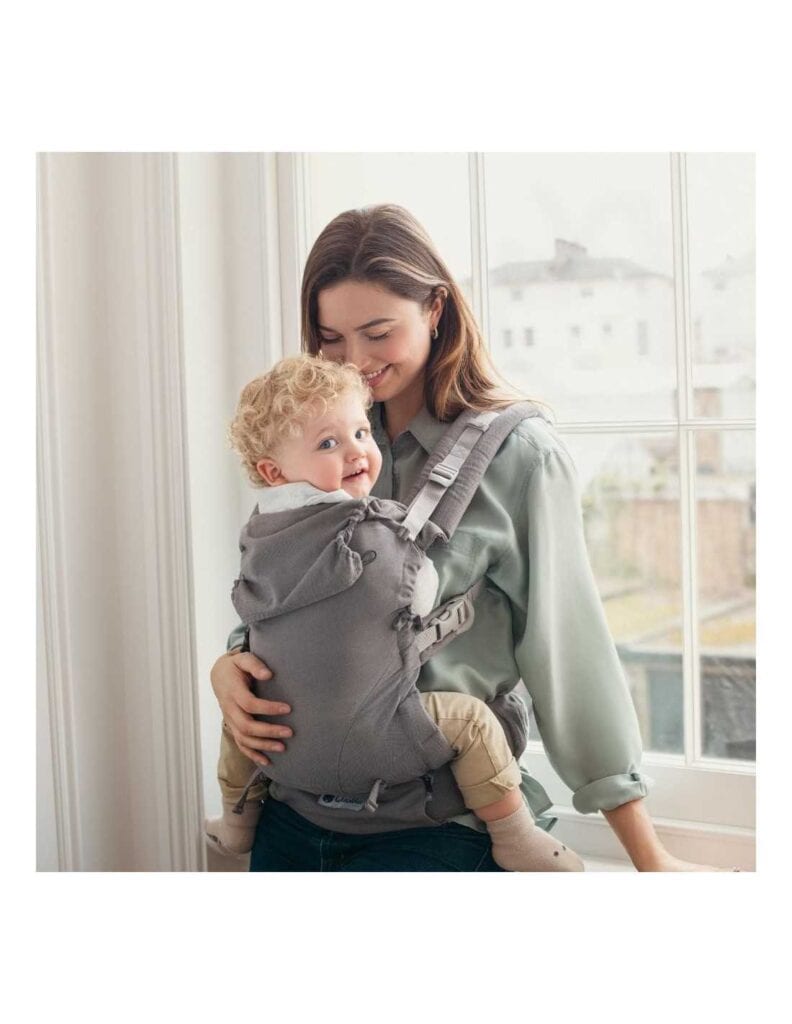 Motxilla Ergonòmica Quokkababy E-Carrier Light Grey
