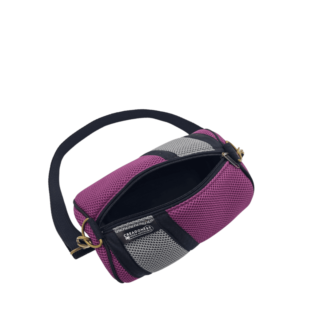 Mini Bossa amb Moneder Violeta-Gris - Imatge 4