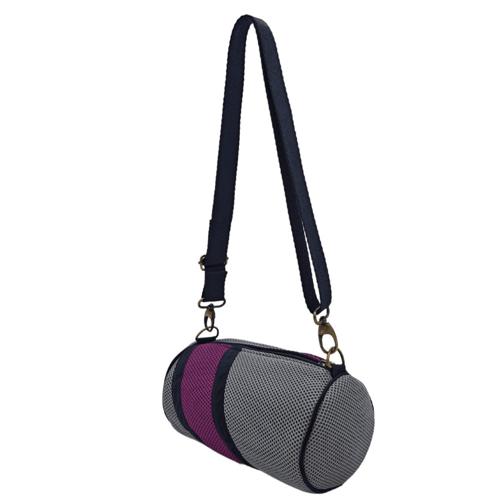 Mini Bossa Bàsica Gris-Violeta - Imatge 3