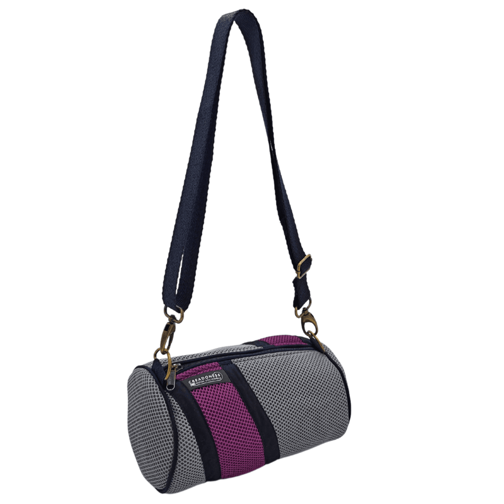 Mini Bossa Bàsica Gris-Violeta