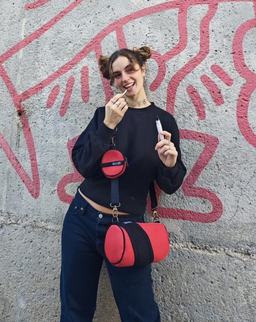 Mini Bossa amb Moneder Salmó-Negre