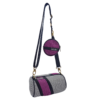 Mini Bossa amb Moneder Gris-Violeta