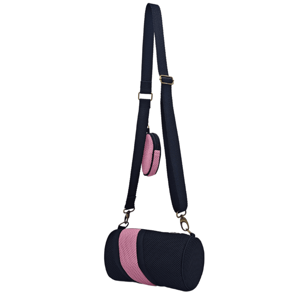 Mini Bossa amb Moneder Negre-Rosa - Imatge 3