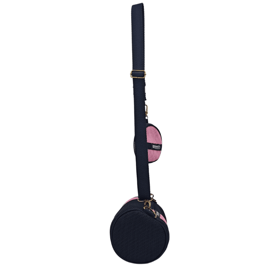 Mini Bossa amb Moneder Negre-Rosa - Imatge 2