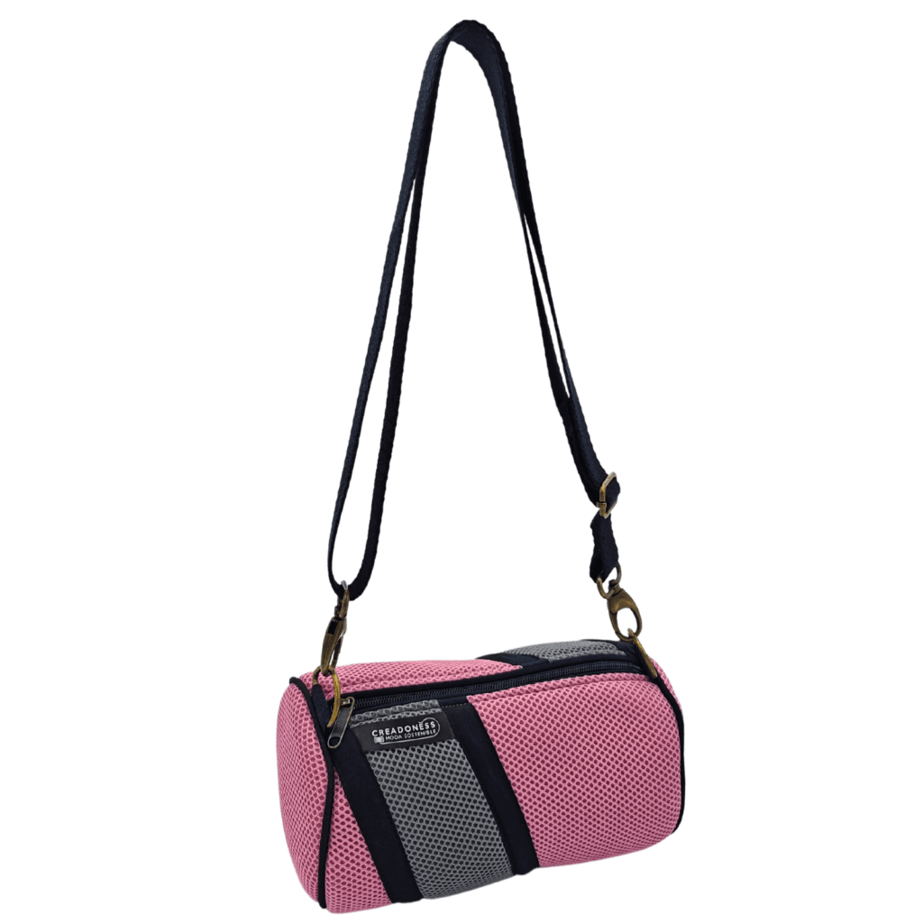 Mini Bossa Bàsica Rosa-Gris