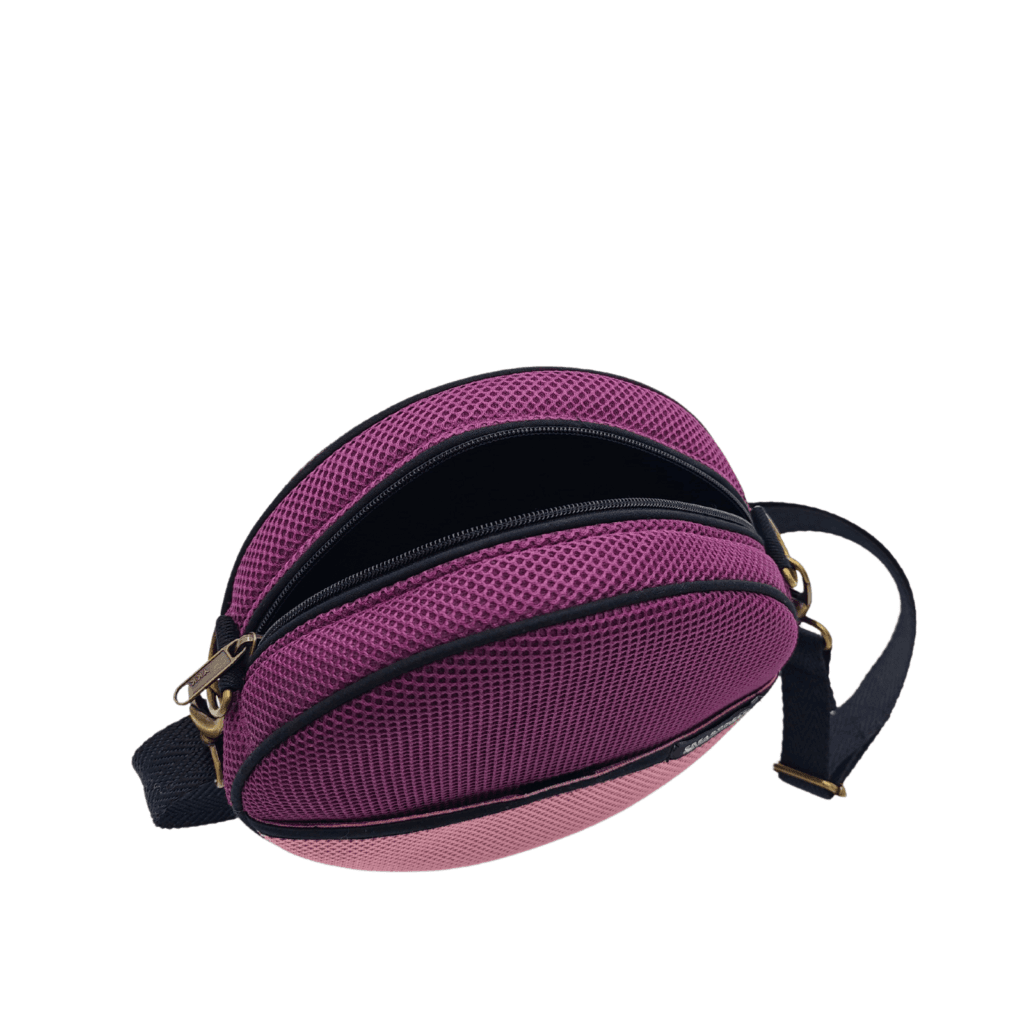 Bossa Circular amb Moneder Violeta-Rosa - Imatge 4