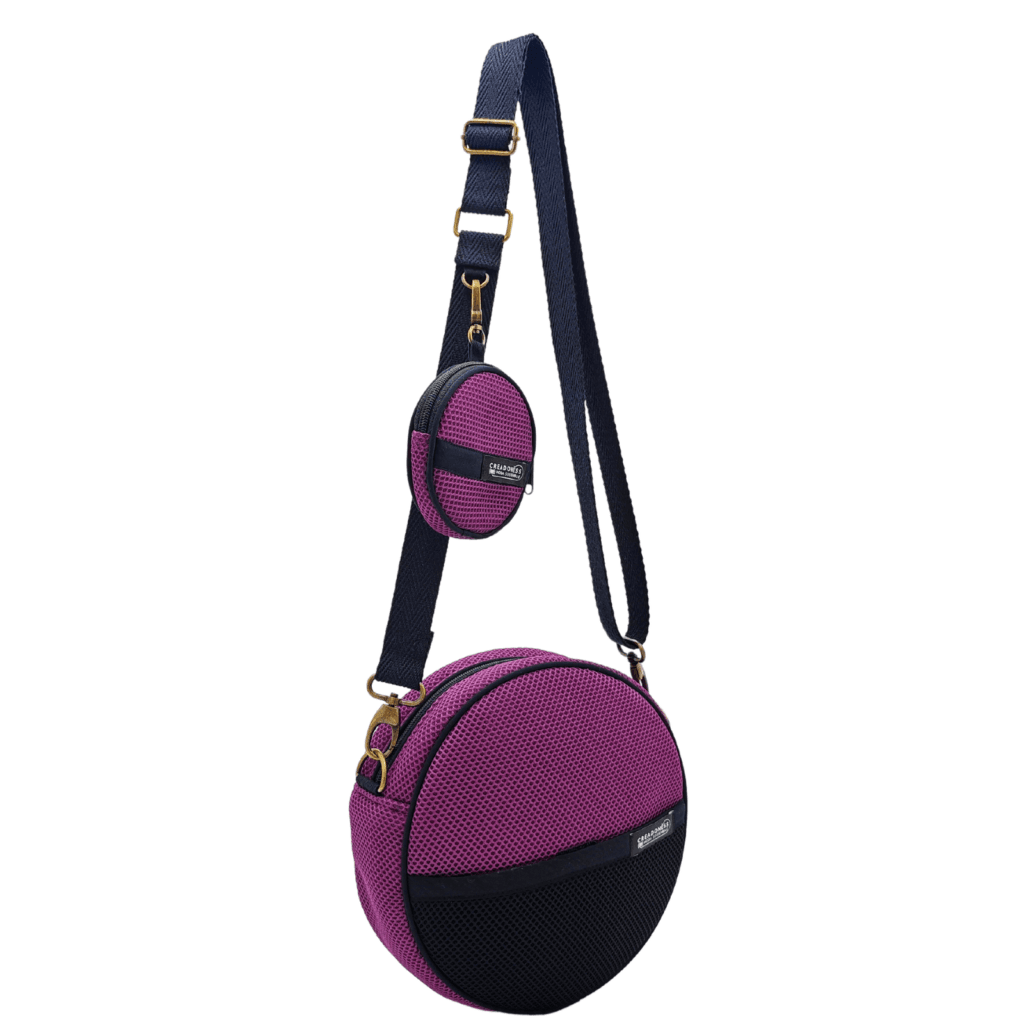 Bossa Circular amb Moneder Violeta - Imatge 2
