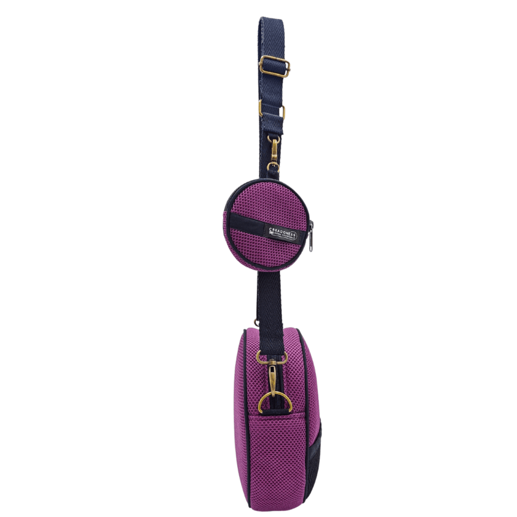 Bossa Circular amb Moneder Violeta - Imatge 3