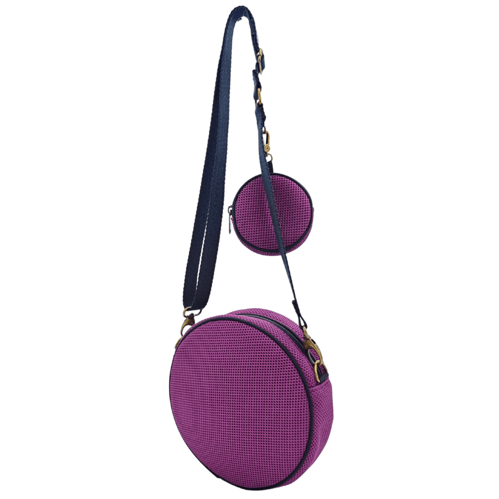Bossa Circular amb Moneder Violeta - Imatge 4