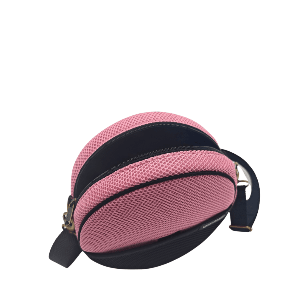 Bossa Circular amb Moneder Rosa-Negre - Imatge 5
