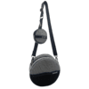 Bossa Circular amb Moneder Gris-Negre