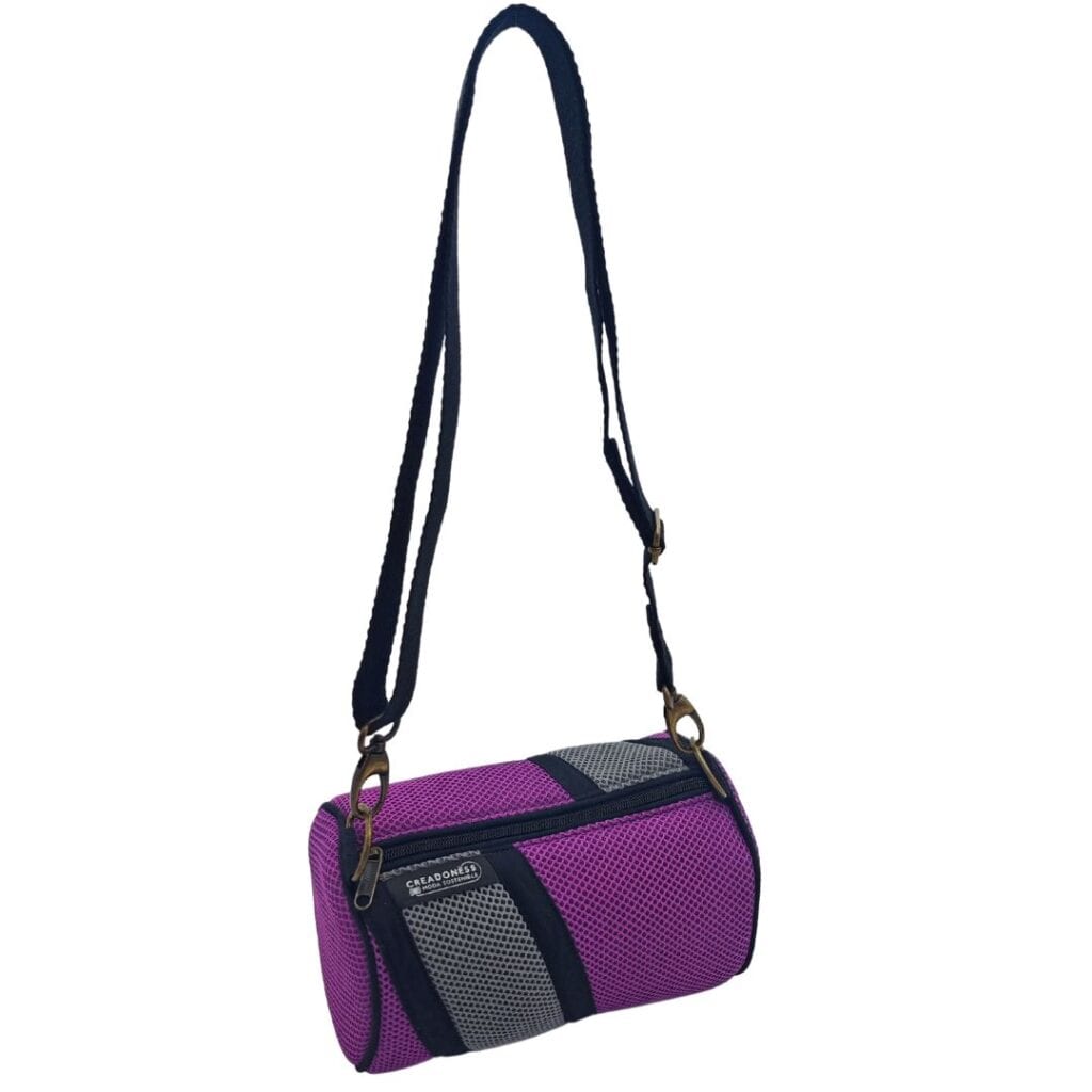 Mini Bossa Bàsica Violeta-Gris