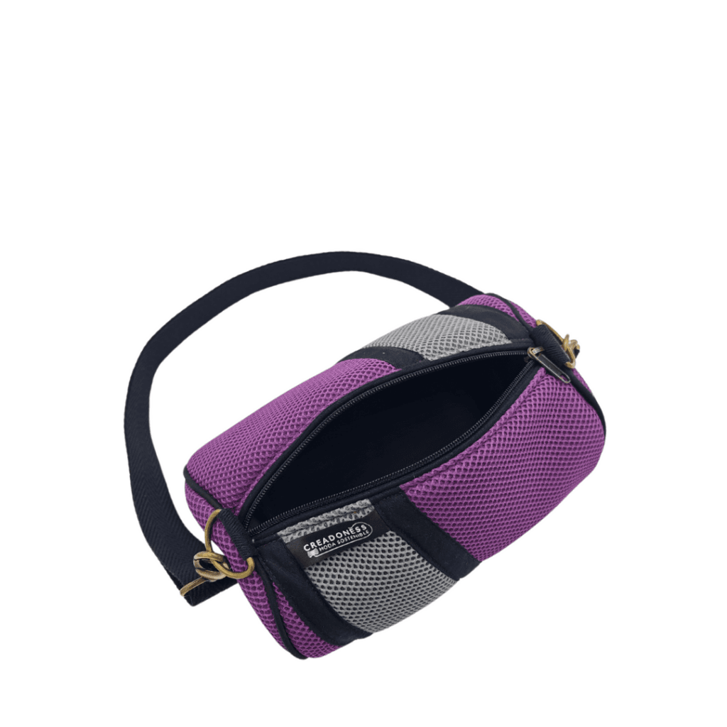 Mini Bossa Bàsica Violeta-Gris - Imatge 4