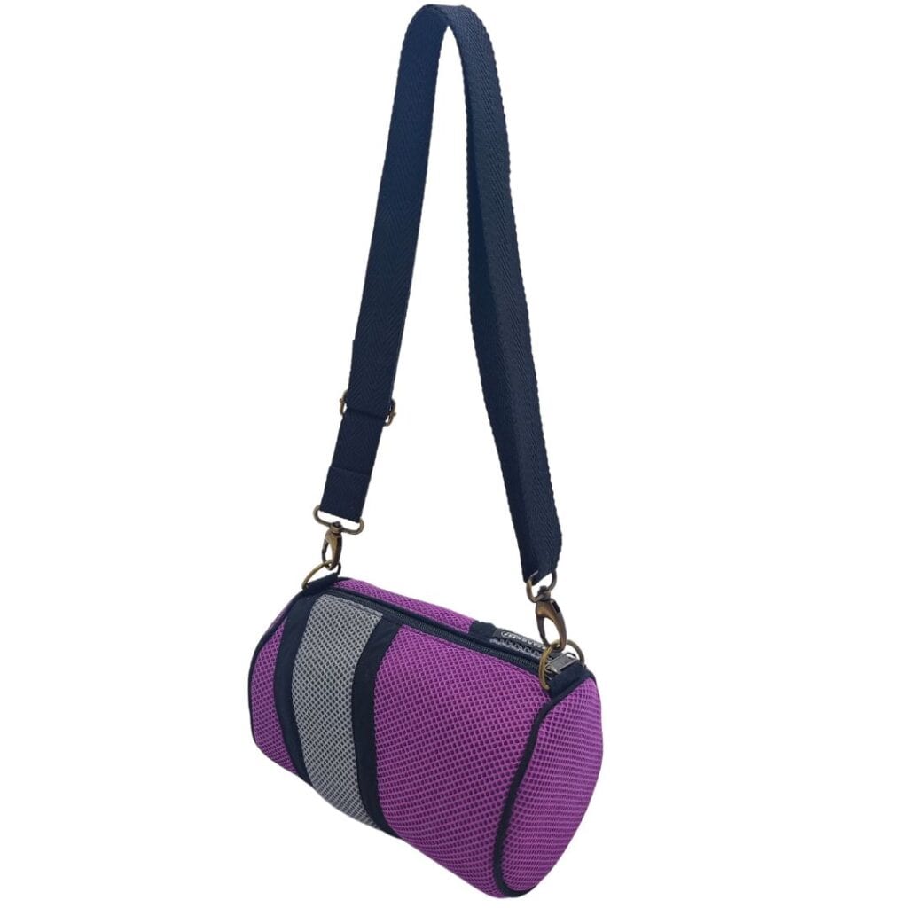 Mini Bossa Bàsica Violeta-Gris - Imatge 3