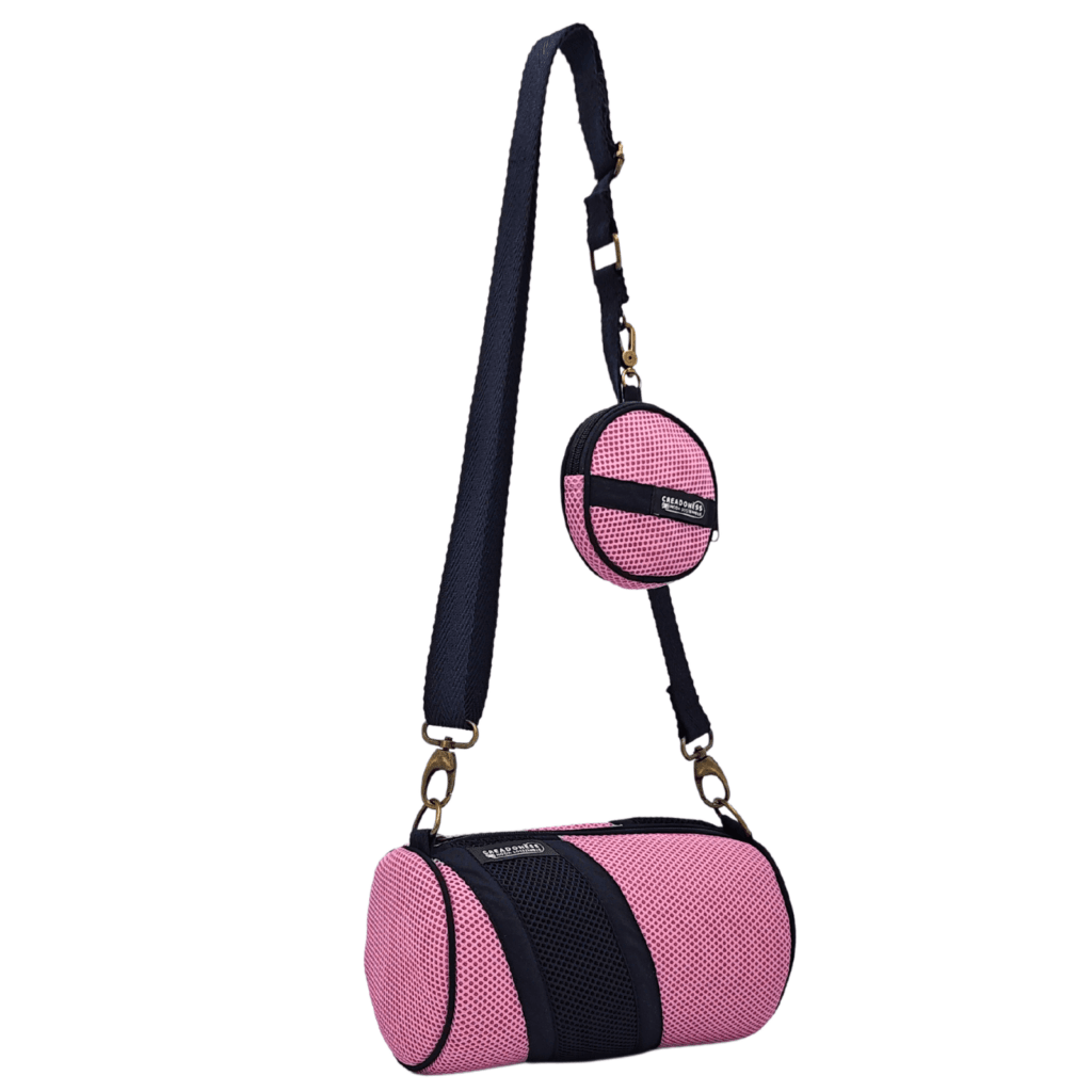 Mini Bossa amb Moneder Rosa-Negre - Imatge 2