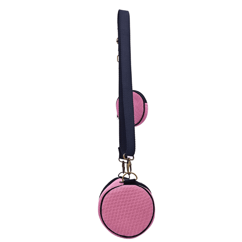 Mini Bossa amb Moneder Rosa-Negre - Imatge 3