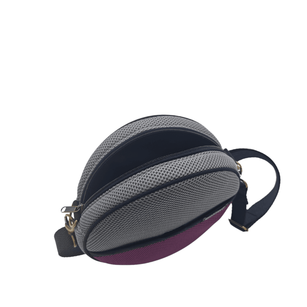 Bossa Circular Gris-Violeta - Imatge 5