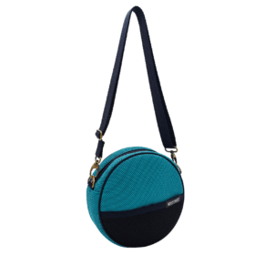 bolso circular verde Creadoness Moda Sostenible Handmade Espana Hecho a mano Accesorios Sostenibles de Diseno Barcelona ESS