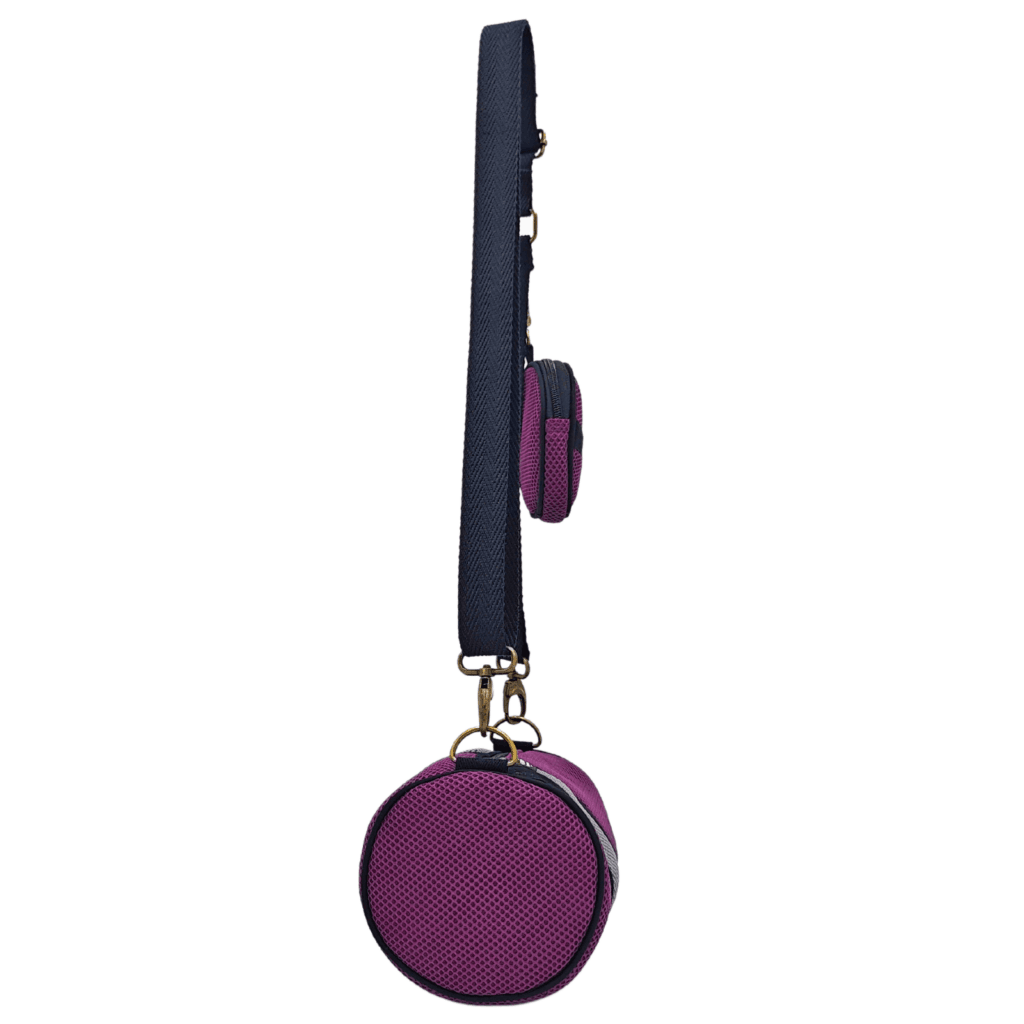 Mini Bossa amb Moneder Violeta-Gris - Imatge 2