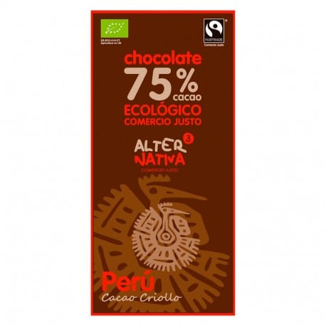 Xocolata 75% Cacau Perú 80g