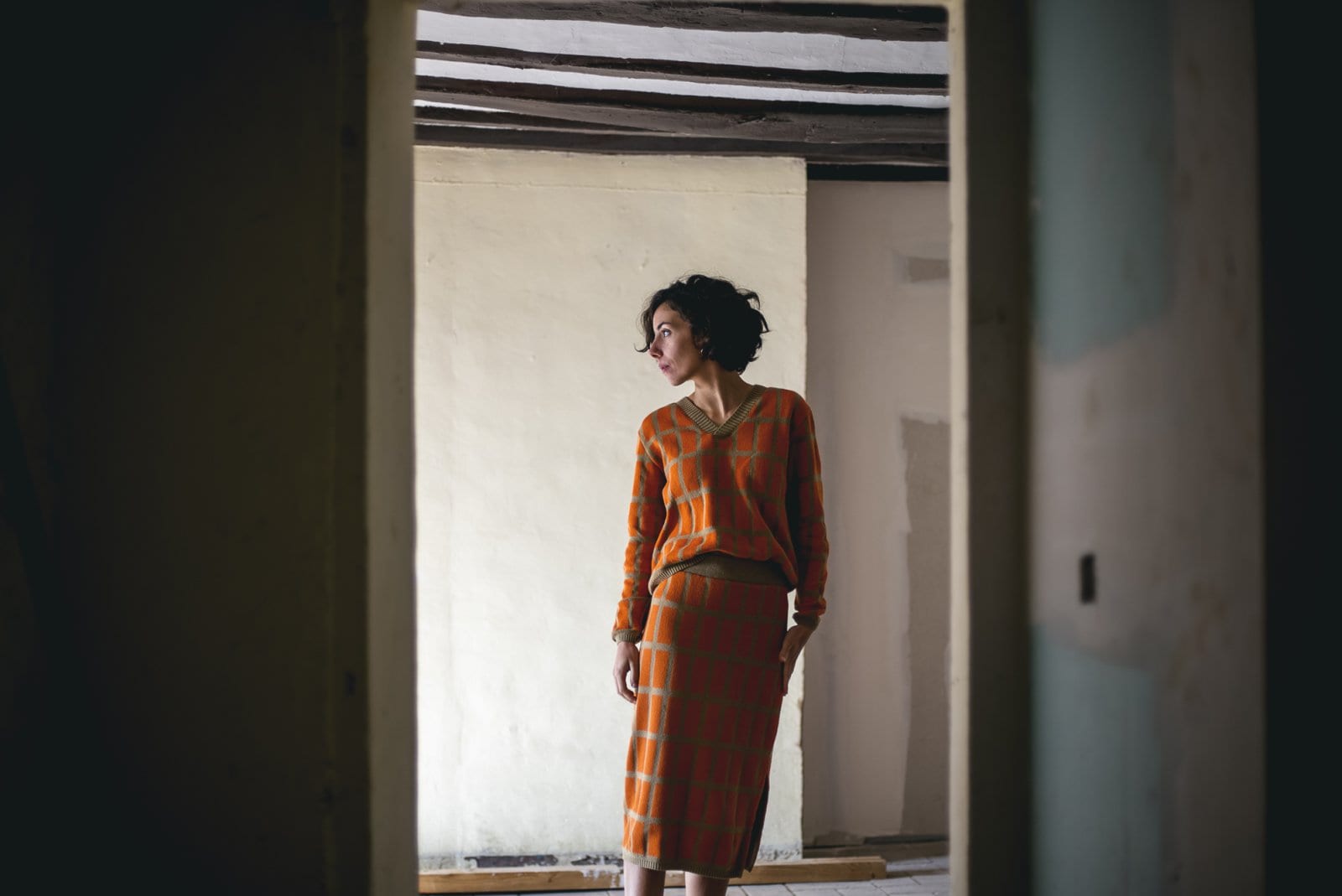 Faldilla rectangles taronja - Imatge 2