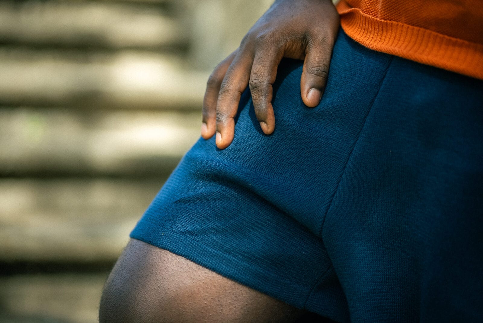 Pantalons curts blau marí