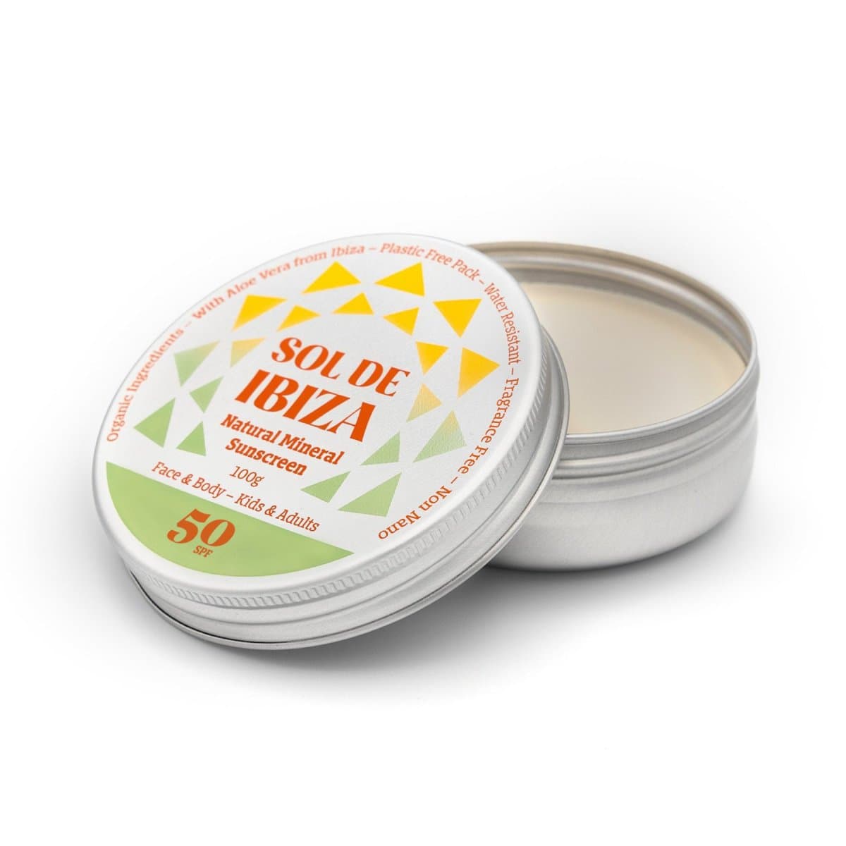 Crema solar llauna ECO Sol de Ibiza SPF50