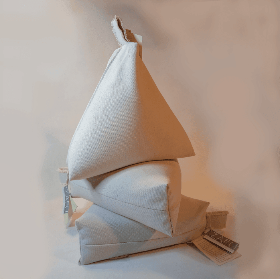 Coixí triangular de meditació (zafu) - Imatge 2